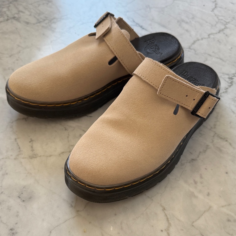 Dr Martens suede mules - new.